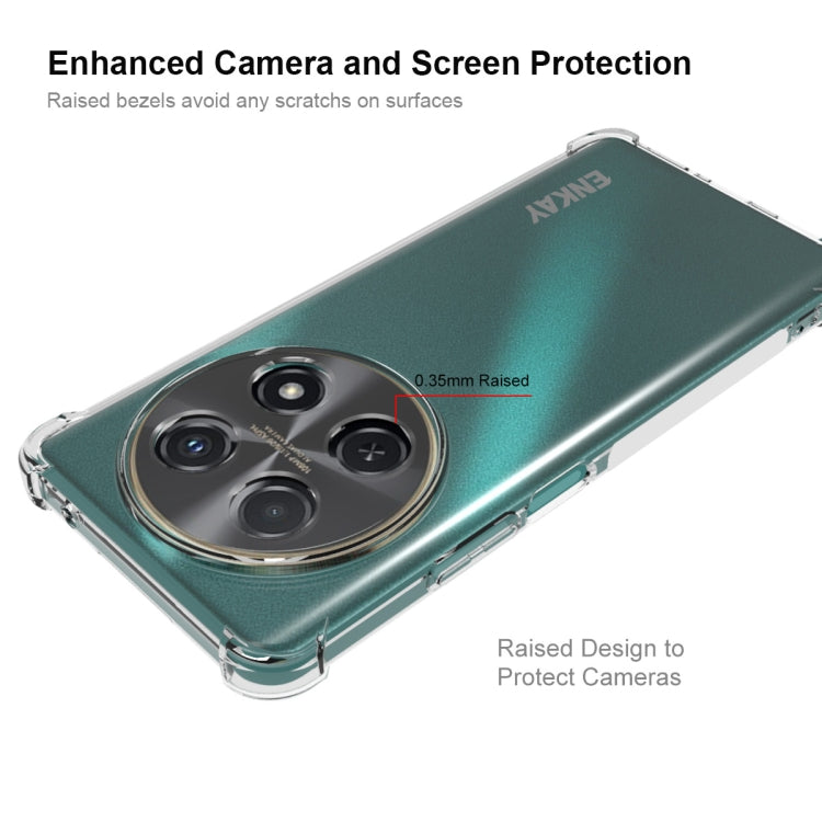 For Huawei nova 12i ENKAY Hat-Prince Transparent TPU Shockproof Phone Case by ENKAY