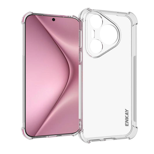 For Huawei Pura 70 Pro / 70 Pro+ ENKAY Hat-Prince Transparent TPU Shockproof Phone Case by ENKAY