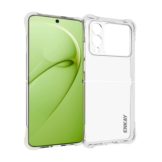 For Huawei nova Flip ENKAY Hat-Prince Transparent TPU Shockproof Phone Case by ENKAY