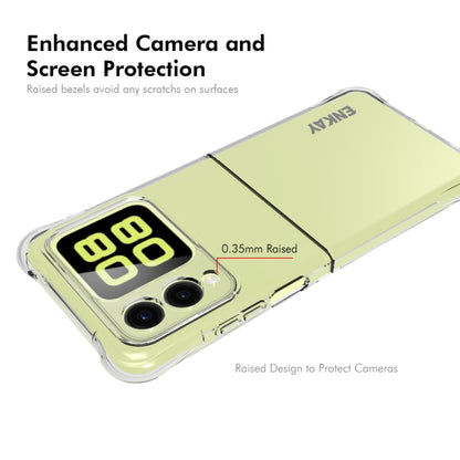 For Huawei nova Flip ENKAY Hat-Prince Transparent TPU Shockproof Phone Case by ENKAY