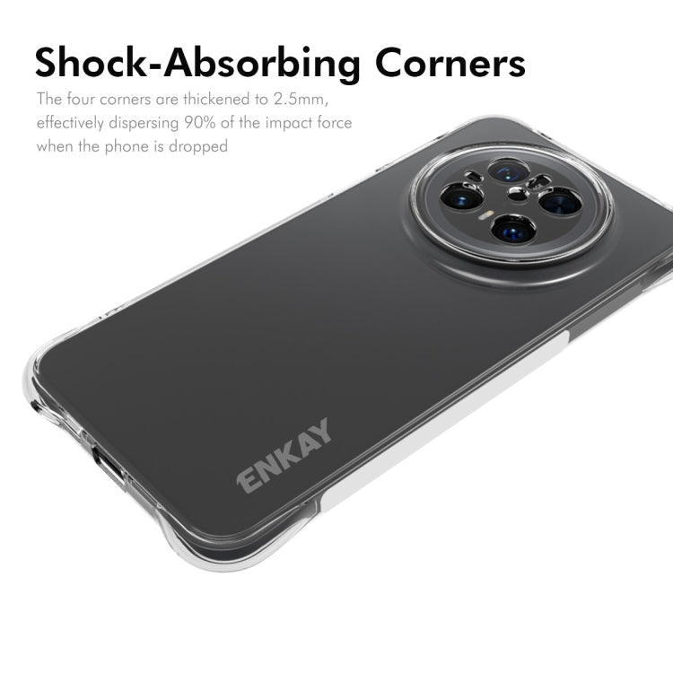For Huawei Mate 70 ENKAY Hat-Prince Transparent TPU Shockproof Phone Case by ENKAY