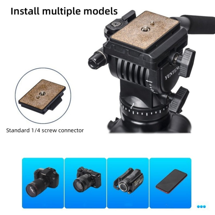 Yunteng VCT-3000 Professional Aluminum Tripod Camera Stand with Pan Head by YUNTENG
