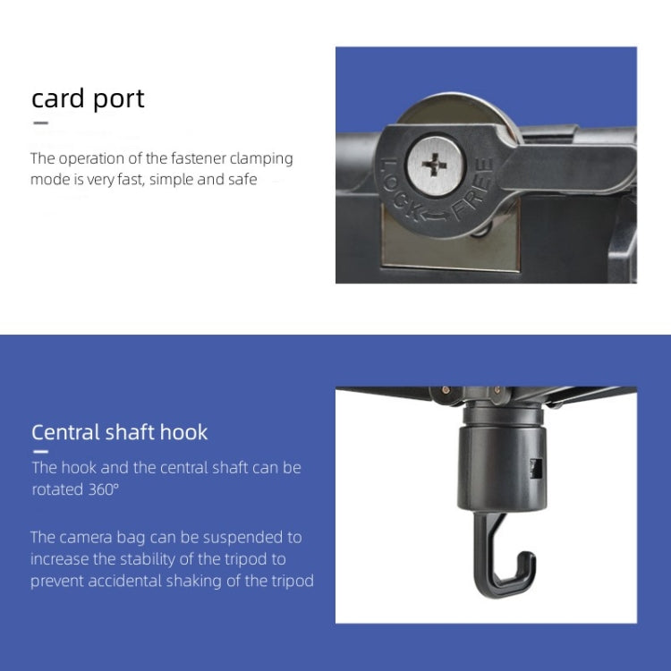 YUNTENG VCT-6006 Professional Hydraulic Head Aluminum Tripod by YUNTENG