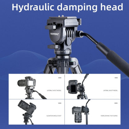 YUNTENG VCT-6006 Professional Hydraulic Head Aluminum Tripod by YUNTENG