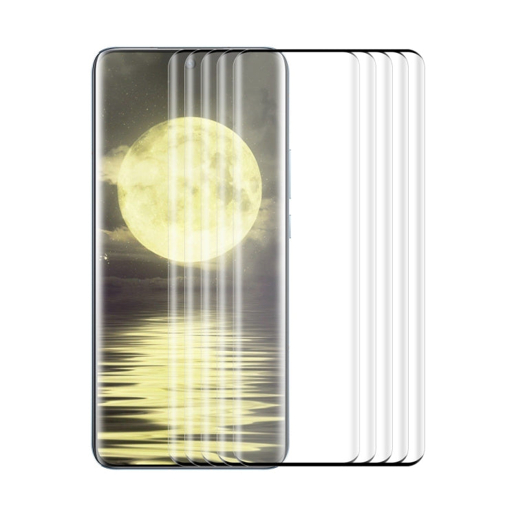 For Honor X50 / X9b / Magic6 Lite 5pcs ENKAY Hat-Prince Hot Bending Full Coverage Side Glue Tempered Glass Film by ENKAY