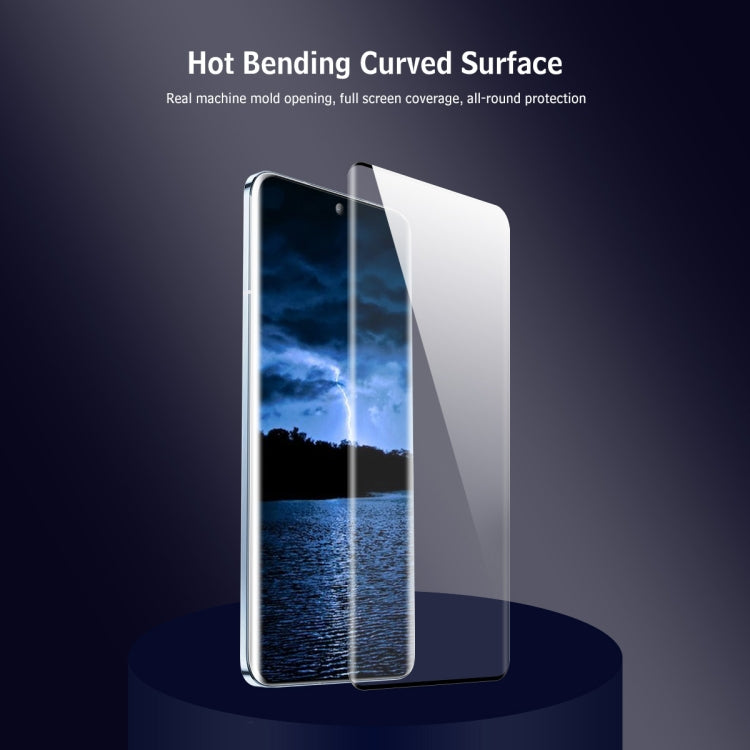 For Honor X50 / X9b / Magic6 Lite 5pcs ENKAY Hat-Prince Hot Bending Full Coverage Side Glue Tempered Glass Film by ENKAY