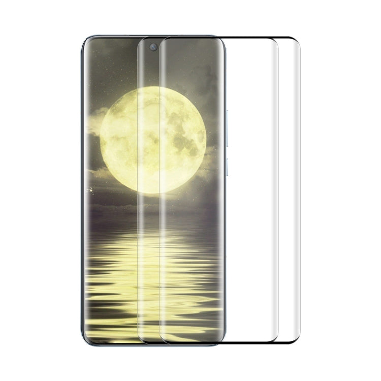 For Honor X50 / X9b / Magic6 Lite 2pcs ENKAY Hat-Prince Hot Bending Full Coverage Side Glue Tempered Glass Film by ENKAY