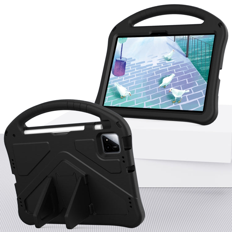 For Xiaomi Pad 7 Pro EVA Shockproof Tablet Case with Holder(Black) by bashfashion