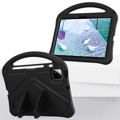For Xiaomi Pad 7 Pro EVA Shockproof Tablet Case with Holder(Black) by bashfashion