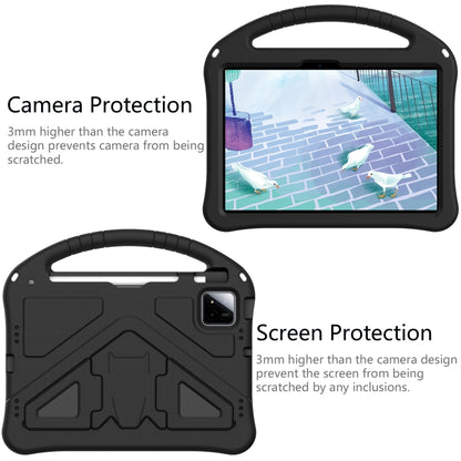 For Xiaomi Pad 7 Pro EVA Shockproof Tablet Case with Holder(Black) by bashfashion