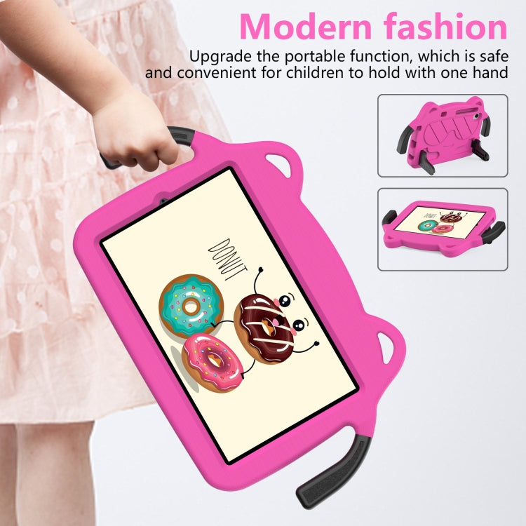 For Sumsung Galaxy Tab A 8.4 2020 T307/T307u Ice Baby EVA Shockproof Hard PC Tablet Case(Rose Red+Black) by bashfashion