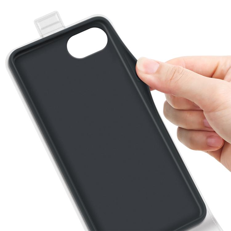 For iPhone 16e R64 Texture Single Vertical Flip Leather Phone Case(White) by bashfashion