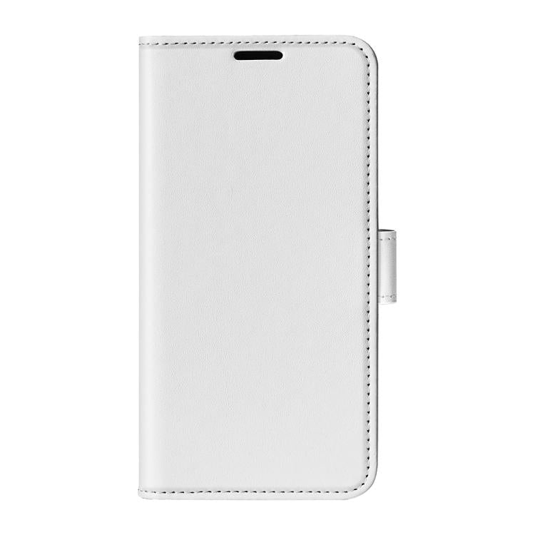 For iPhone 16e R64 Texture Horizontal Flip Leather Phone Case(White) by bashfashion