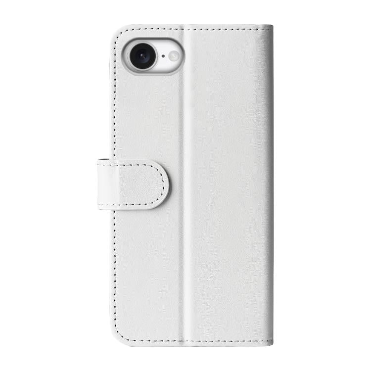 For iPhone 16e R64 Texture Horizontal Flip Leather Phone Case(White) by bashfashion
