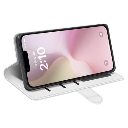 For iPhone 16e R64 Texture Horizontal Flip Leather Phone Case(White) by bashfashion