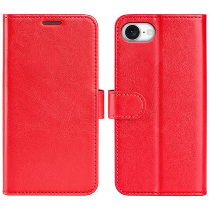 For iPhone 16e R64 Texture Horizontal Flip Leather Phone Case(Red) by bashfashion