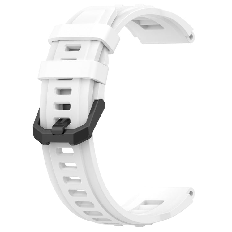 For Amazfit T-Rex Ultra Silicone Sports Watch Band(White) by bashfashion