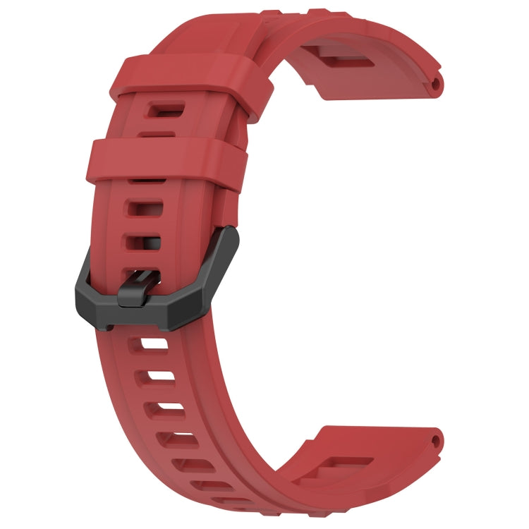 For Amazfit T-Rex Ultra Silicone Sports Watch Band(Red) by bashfashion