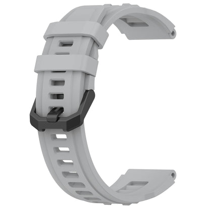 For Amazfit T-Rex Ultra Silicone Sports Watch Band(Grey) by bashfashion