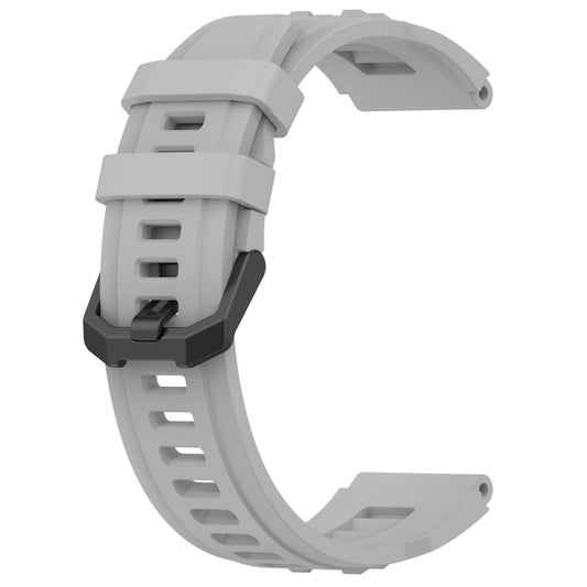 For Amazfit T-Rex Ultra Silicone Sports Watch Band(Grey) by bashfashion
