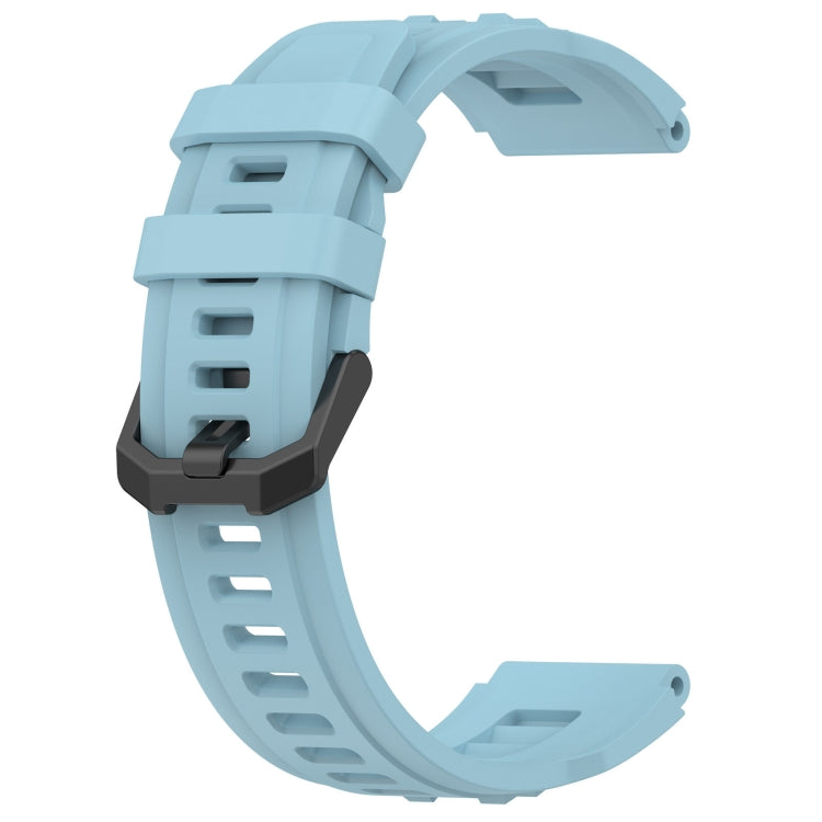 For Amazfit T-Rex Ultra Silicone Sports Watch Band(Light Blue) by bashfashion