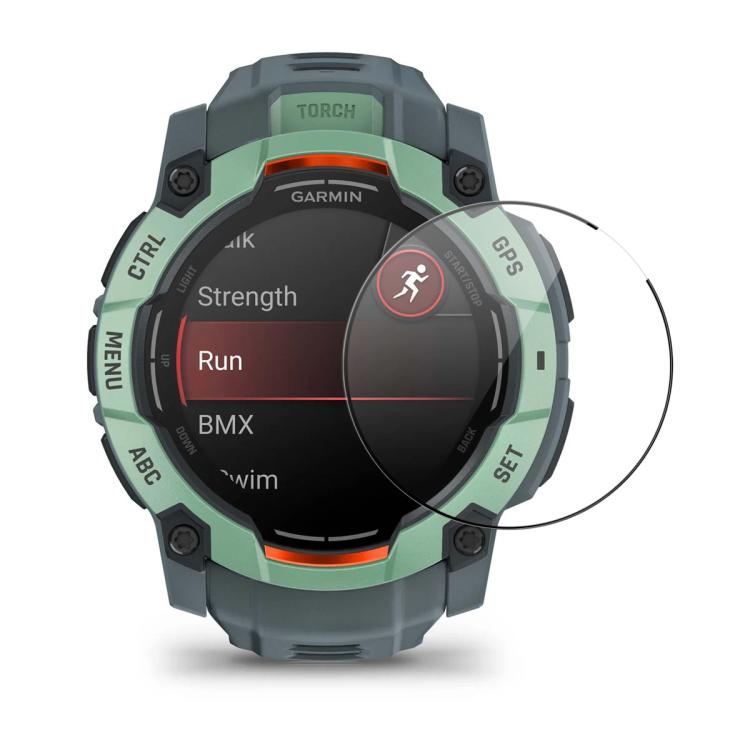 For Garmin Instinct 3 AMOLED / Solar 50mm ENKAY 3D Full Coverage Soft PC Edge PMMA HD Screen Protector Film by ENKAY