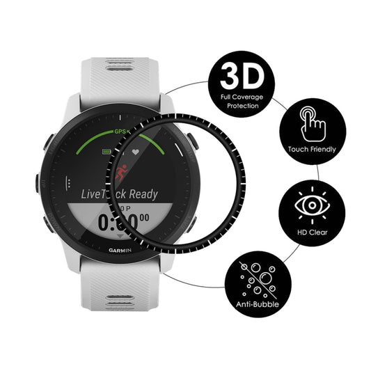 For Garmin Forerunner 945 2pcs ENKAY 3D Full Coverage Soft PC Edge PMMA HD Screen Protector Film by ENKAY