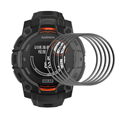 For Garmin Instinct E 45mm 5pcs ENKAY 3D Full Coverage Soft PC Edge PMMA HD Screen Protector Film by ENKAY