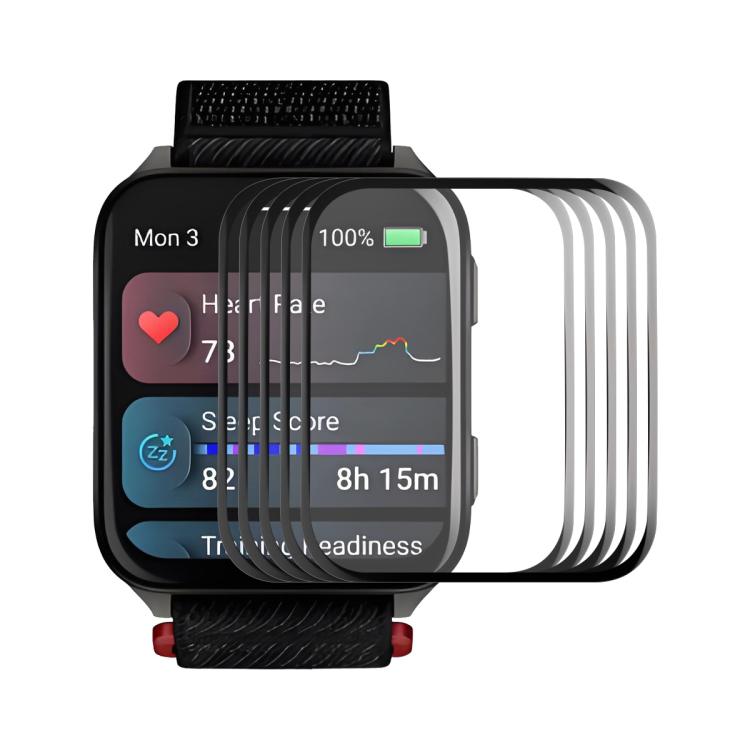 For Garmin Venu X1 5pcs ENKAY 3D Full Coverage Soft PC Edge PMMA HD Screen Protector Film by ENKAY