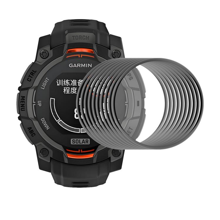 For Garmin Instinct E 45mm 10pcs ENKAY 3D Full Coverage Soft PC Edge PMMA HD Screen Protector Film by ENKAY