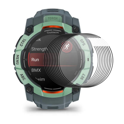 For Garmin Instinct 3 AMOLED / Solar 50mm 10pcs ENKAY 3D Full Coverage Soft PC Edge PMMA HD Screen Protector Film by ENKAY