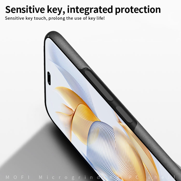 For Honor 90 Pro MOFI Fandun Series Frosted PC Ultra-thin All-inclusive Phone Case(Black) by MOFI