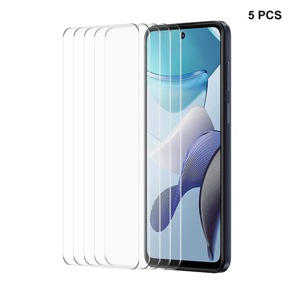 For Motorola Moto G73 / G Power 2023 5pcs ENKAY 0.26mm 9H 2.5D High Aluminum-silicon Tempered Glass Film by ENKAY
