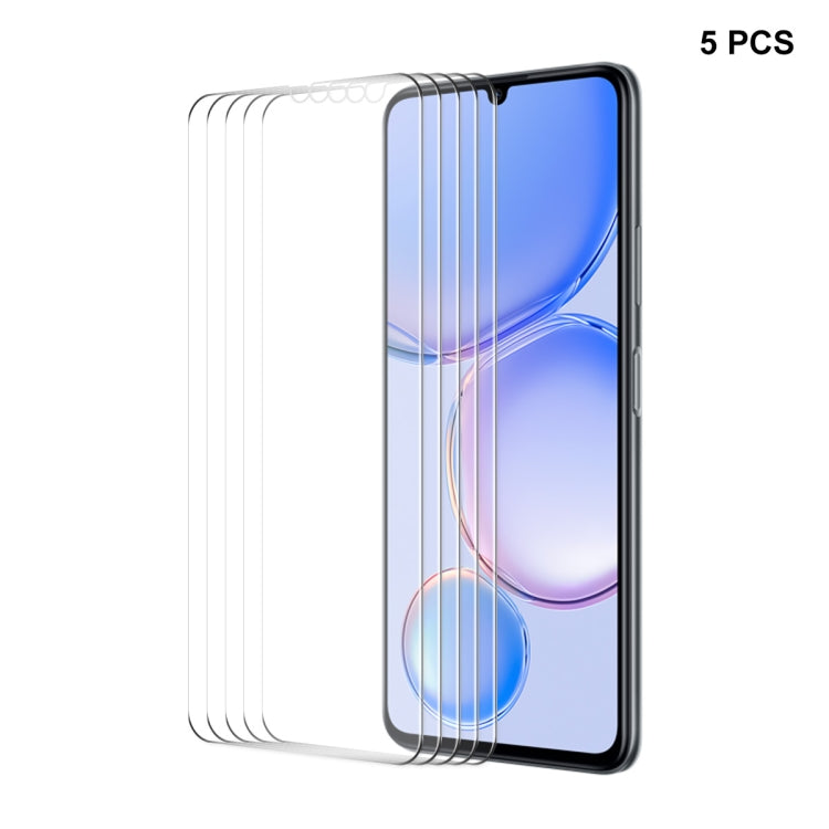 For Huawei Nova Y71 / Enjoy 60 5pcs ENKAY 0.26mm 9H 2.5D High Aluminum-silicon Tempered Glass Film by ENKAY