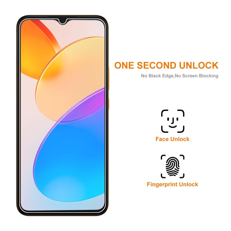 For Honor 70 Lite / X5 / X6 ENKAY 0.26mm 9H 2.5D High Aluminum-silicon Tempered Glass Film by ENKAY