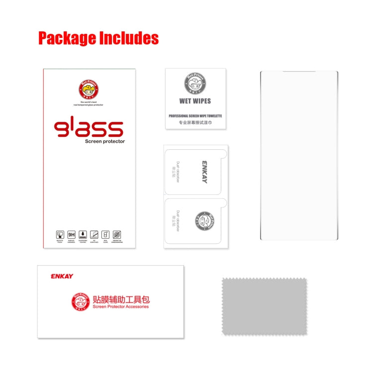 For ZTE Nubia Z50 Ultra ENKAY ENKAY 0.26mm 9H 2.5D High Aluminum-silicon Tempered Glass Film by ENKAY