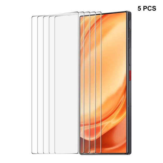For ZTE Nubia Z50 Ultra 5pcs ENKAY 0.26mm 9H 2.5D High Aluminum-silicon Tempered Glass Film by ENKAY