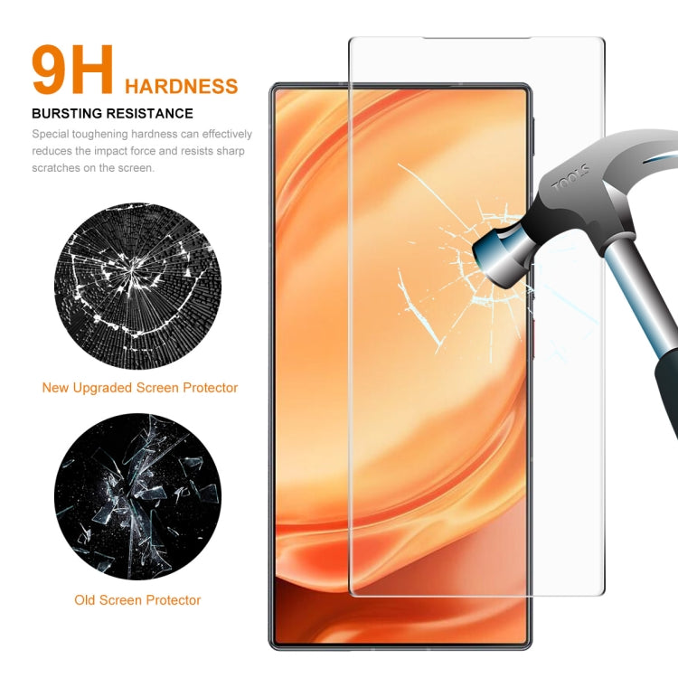 For ZTE Nubia Z50 Ultra 5pcs ENKAY 0.26mm 9H 2.5D High Aluminum-silicon Tempered Glass Film by ENKAY