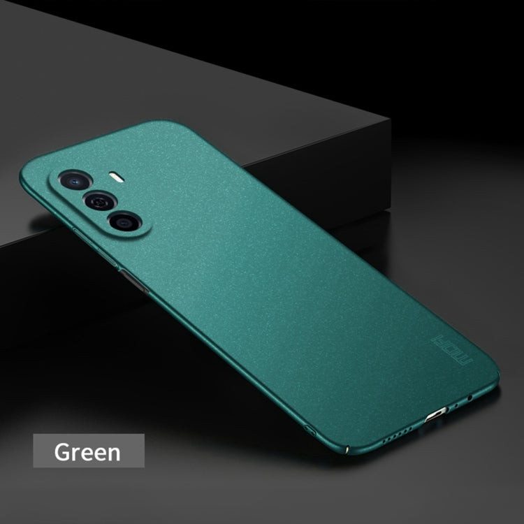 For Huawei Enjoy 50 / nova Y70 Plus MOFI Fandun Series Frosted PC Ultra-thin All-inclusive Phone Case(Green) by MOFI