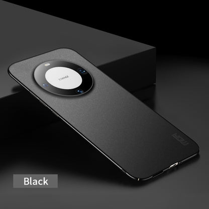 For Huawei Mate 60 Pro MOFI Fandun Series Frosted PC Ultra-thin All-inclusive Phone Case(Black) by MOFI