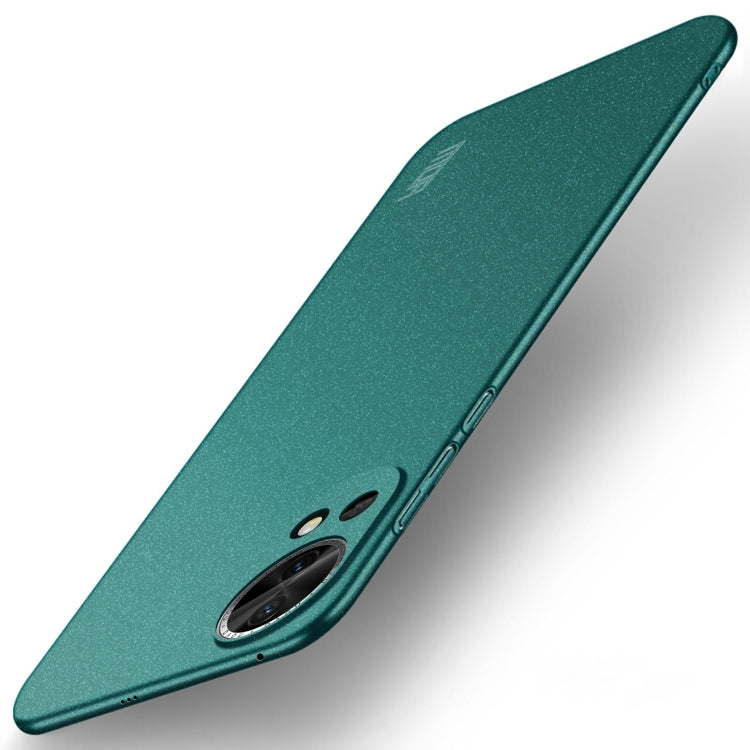 For Huawei nova 12 Pro / 12 Ultra MOFI Fandun Series Frosted PC Ultra-thin All-inclusive Phone Case(Green) by MOFI