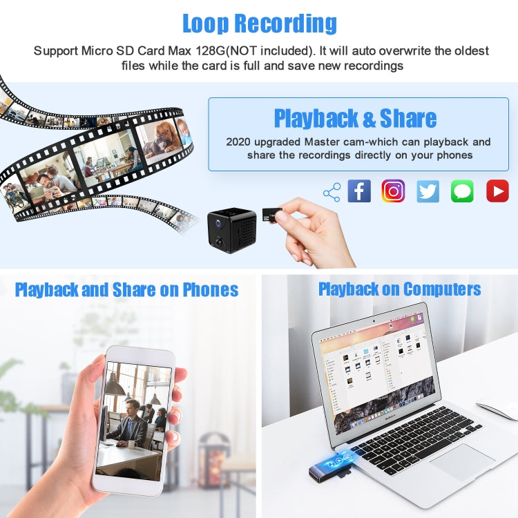 R7 Wireless WiFi Webcam Network Home Security Camera HD Night Vision Cell Phone Remote Monitor by bashfashion