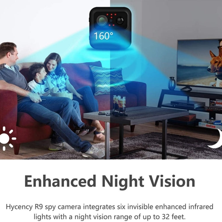 R9 Portable Cell Phone Remote Webcam Home Wireless WiFi Camera HD Night Vision Monitor Camera by bashfashion