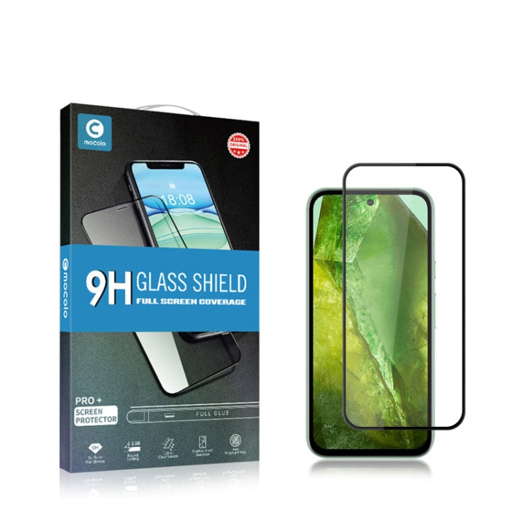 For Google Pixel 8a mocolo 2.5D Full Glue Full Cover Tempered Glass Film by mocolo