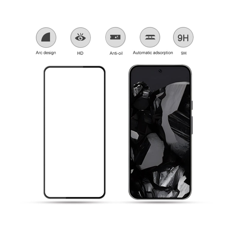 For Google Pixel 9 mocolo 2.5D Full Glue Full Cover Tempered Glass Film by mocolo