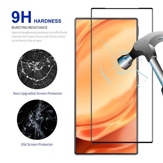 For ZTE Nubia Z50 Ultra 5pcs ENKAY Hat-Prince Full Glue High Aluminum-silicon Tempered Glass Film by ENKAY