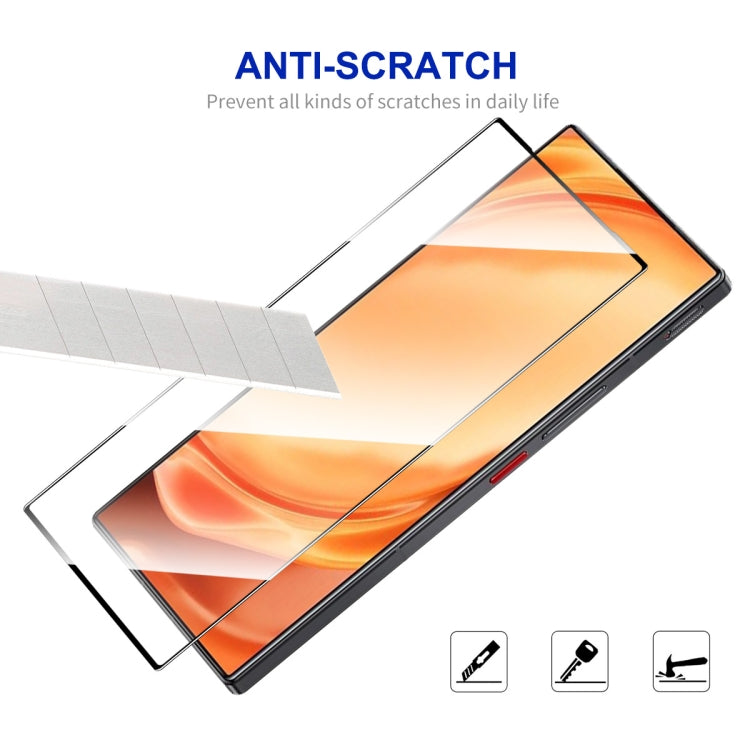 For ZTE Nubia Z50 Ultra 5pcs ENKAY Hat-Prince Full Glue High Aluminum-silicon Tempered Glass Film by ENKAY