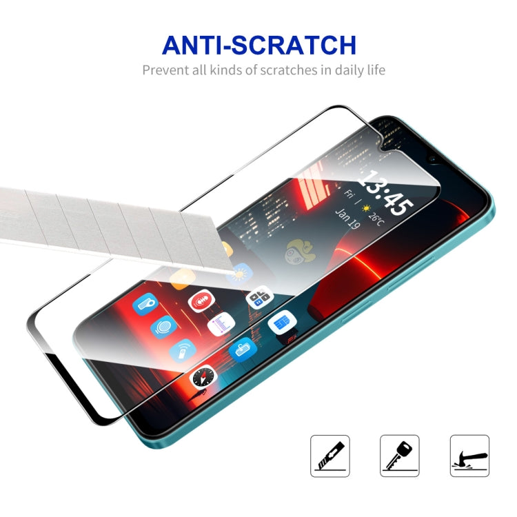 For ZTE Nubia Neo 5G 10pcs ENKAY Hat-Prince Full Glue High Aluminum-silicon Tempered Glass Film by ENKAY