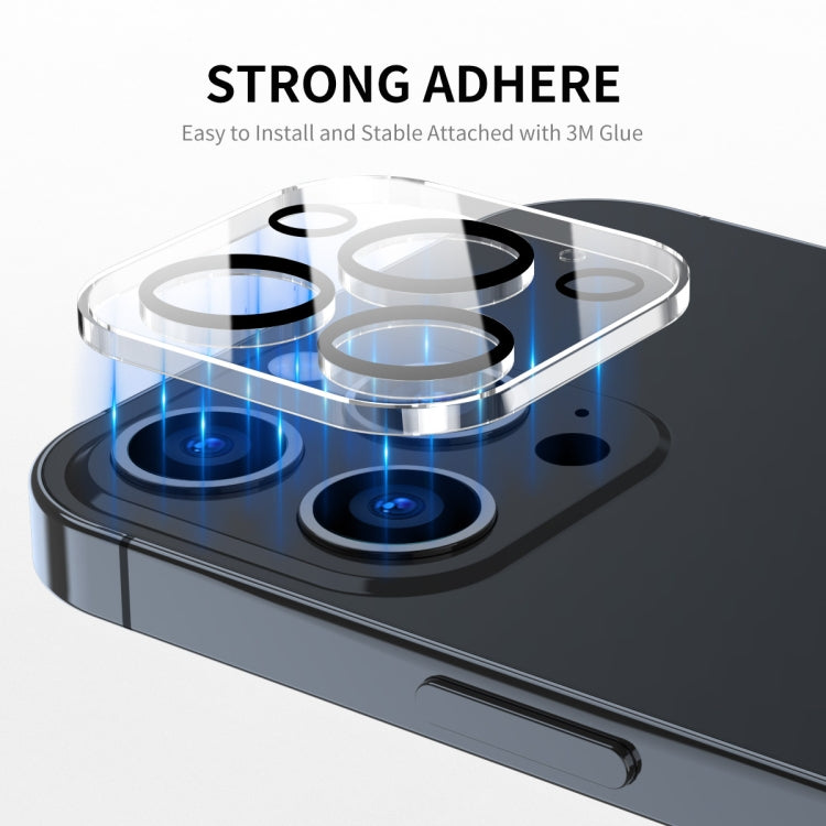 For iPhone 16 Pro / 16 Pro Max 2pcs ENKAY Hat-Prince 9H Rear Camera Lens Tempered Glass Film by ENKAY