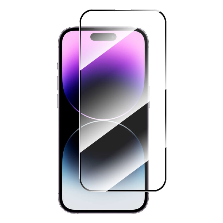 For iPhone 16 Plus ENKAY Full Glue High Aluminum-silicon Tempered Glass Film by ENKAY